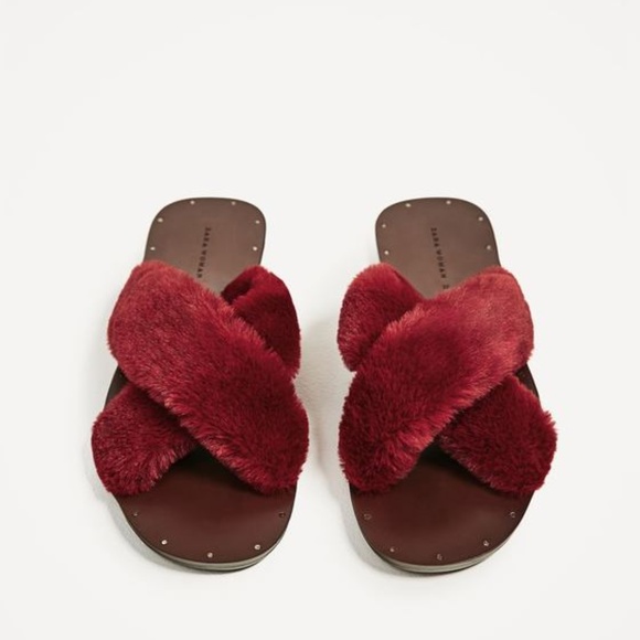fur criss cross slides